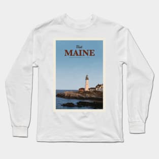 Visit Maine Long Sleeve T-Shirt